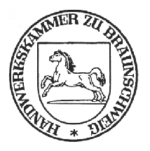 Siegel mit dem Wappen des ehemaligen Landes Braunschweig