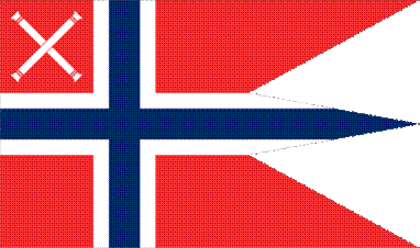 ไฟล์:Flag of the Inspector General of the Norwegian Navy.svg